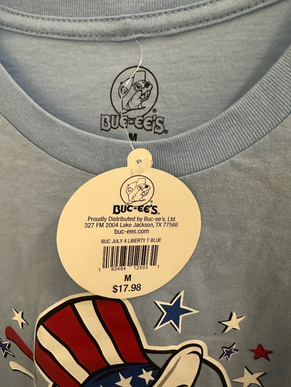 Buc-ee's 4th of July shirt - Picture 2 of 3